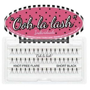 "Ooh La Lash" Knot-Free Short Black Individual Eyelashes
